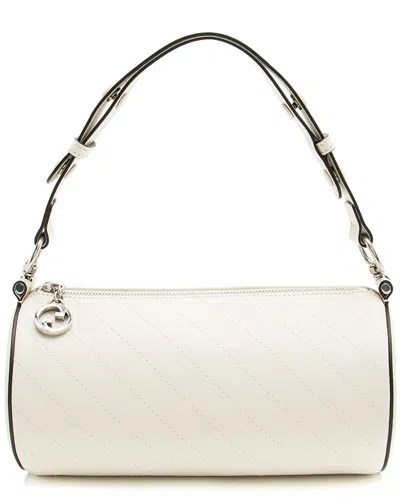 Gucci White Leather Blondie Small Barrel Bag (authentic Pre-loved)