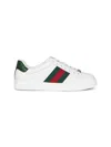 Gucci Ace Sneakers With Web Detail In White