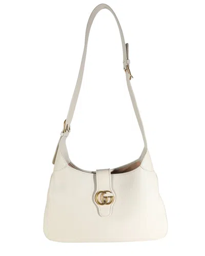 Gucci White Leather Large Aphrodite Hobo (authentic Pre-loved)