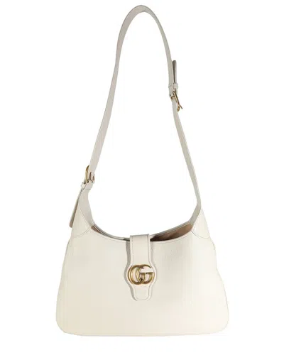 Gucci White Leather Large Aphrodite Hobo (authentic Pre-loved)