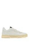 GUCCI WHITE LEATHER RE-WEB SNEAKERS