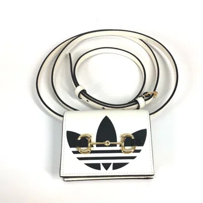 Pre-owned Gucci White Leather Wallet (bi-fold) ()