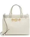 Gucci White Leather Zumi Medium Tote (authentic Pre-loved)