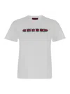 Gucci Printed Cotton Jersey T-shirt In White