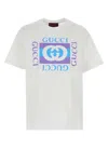 Gucci Women Logo Cotton T-shirt In White