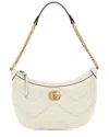 Gucci White Matelasse Leather Gg Marmont Small Shoulder Bag (authentic Pre-  Loved)