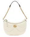 Gucci White Matelasse Leather Gg Marmont Small Shoulder Bag (authentic Pre-  Loved) In Neutral