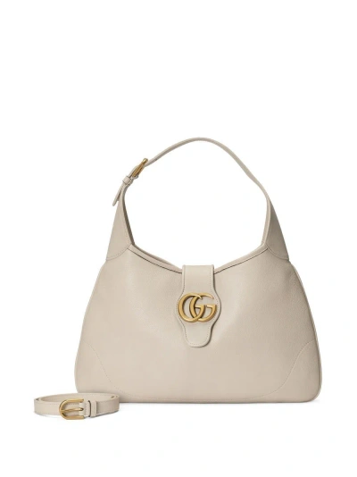 Gucci White Medium Aphrodite Shoulder Bag