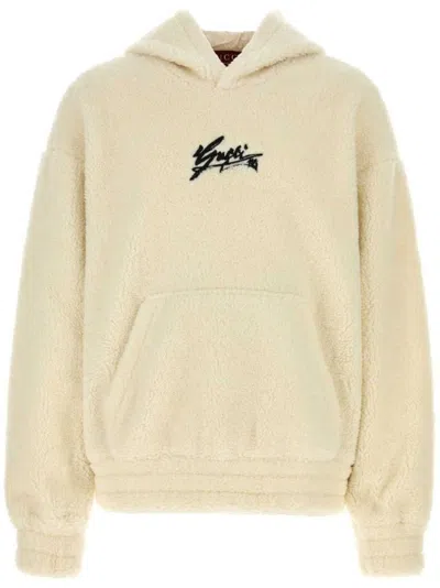 Gucci White Mix Wool Blend Jackets In Yellow