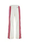 Gucci White Polyester Blend Pant In Offwhitefrozenmix