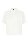 Gucci White Poplin Bluse In Bianco
