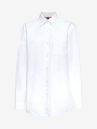 Gucci White Poplin Logo Shirt