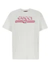 Gucci Logo Printed T-shirt In White