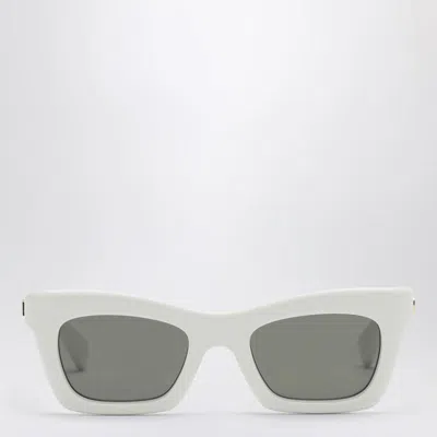 GUCCI GUCCI WHITE RECTANGULAR SUNGLASSES