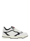 Gucci Men Re-web Leather Sneakers In White