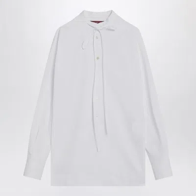 Gucci White Shirt In Cotton Poplin