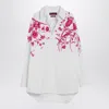 Gucci Floral Cotton Poplin Shirt In White