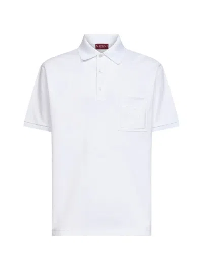 Gucci White Short Sleeves Polo