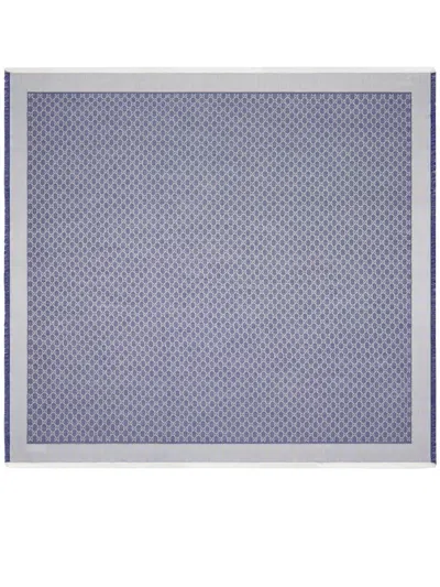 Gucci White Silk New Gigi In Brown