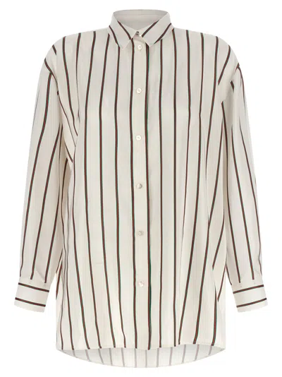 Gucci White Silk Women's Blouse