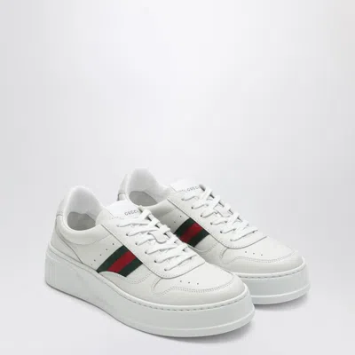 Gucci White Sneakers With Oversized Sole Women
