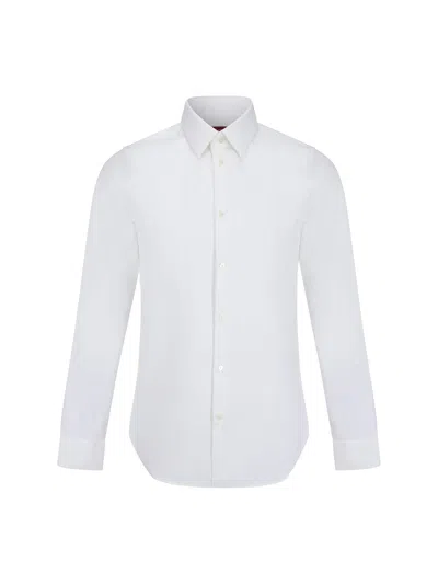 Gucci White Stretch Poplin Shirt