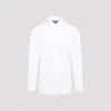 Gucci Men Skinny Fit Cotton Shirt With Buttons Closure And Long Sleeve In White