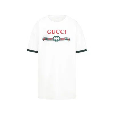 Gucci Kids' White T-shirt For Boy With Logo