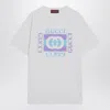 Gucci Women Logo Cotton T-shirt In White