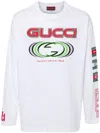 Gucci Logo Heavy Cotton Jersey T-shirt In White