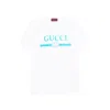 Gucci Womens Brand-print Relaxed-fit Cotton-jersey T-shirt White Mc In White