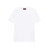 Gucci Cotton Jersey Top Crew Neck Short Sleeves In White