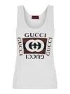 Gucci Interlocking G-print Cotton Top In White