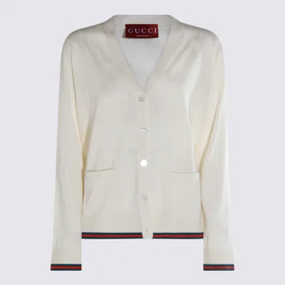 Gucci White Wool Knitwear