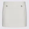 Gucci Women Wool-blend Boucle Mini Skirt In Off-white