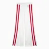 Gucci Polyester Blend Wide Leg Trousers In White