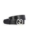 GUCCI WIDE BELT WITH GG BUCKLE