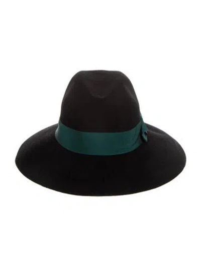 Pre-owned Gucci Wide Brim Fedora In Multi