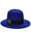 Gucci Raffia Hat Leather Strap In Blue