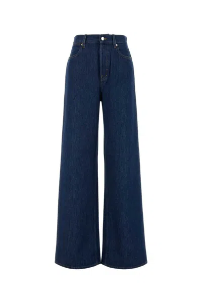 Gucci Wide Leg Denim Jeans