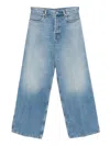 Gucci Women Wide-leg Denim Jeans