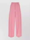 GUCCI WIDE-LEG HIGH-WAIST WOOL TROUSERS WITH BELT LOOPS