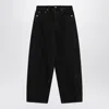 Gucci Women Baloon Denim Pants In Black