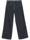 Gucci Women Wide Leg Petite Fit Jeans In Blue