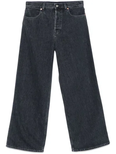 Gucci Wide-leg Jeans In Black