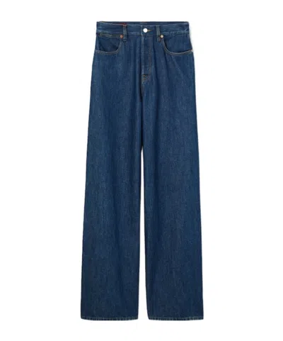 GUCCI GUCCI WIDE LEG DENIM PANTS