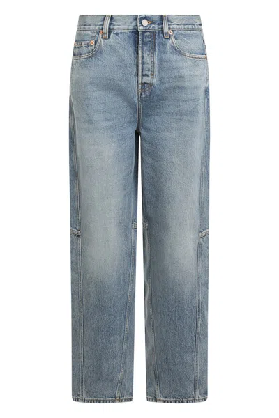 Gucci Wide-leg Jeans In Blue