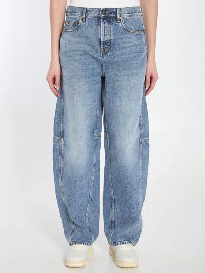 Gucci Wide-leg Jeans In Blue