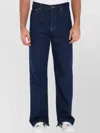 Gucci Mens Dark Blue Brand-embossed Mid-rise Straight-leg Jeans In Blue