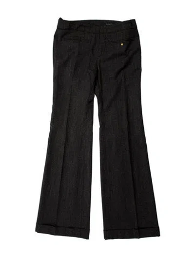 Pre-owned Gucci Wide Leg Pants In Blue